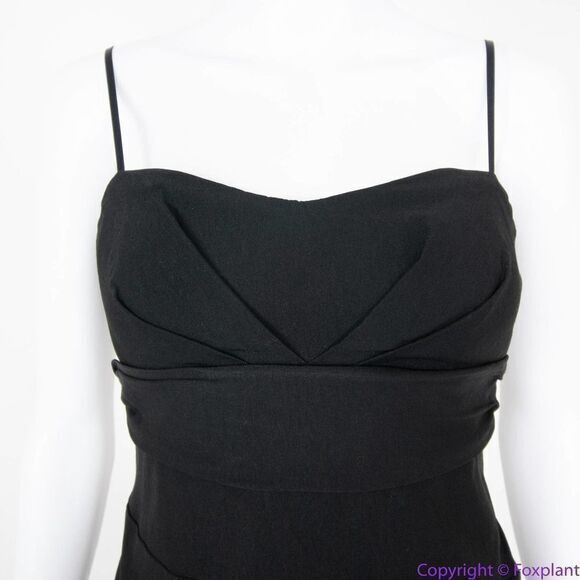 Ruby Rox black mini‎ bodycon dress spaghetti strap, size S - Picture 3 of 12